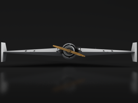 Drone Shahed 136 Modelo 3D
