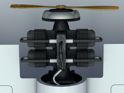 Drone Shahed 136 Modelo 3D