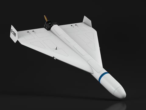 Drone Shahed 136 Modelo 3D
