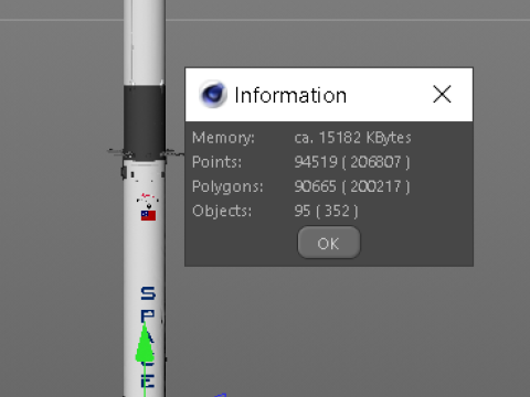 SpaceXStarlink 3D Model