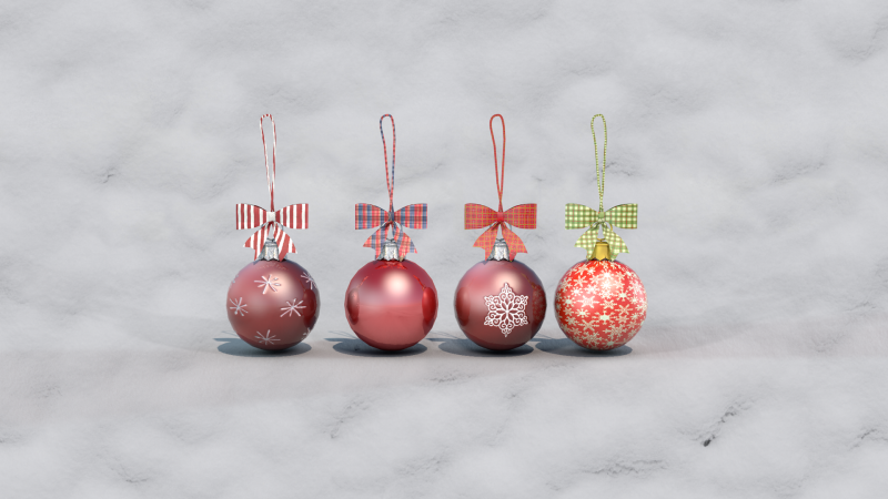 Bola de natal 3D-Modell .c4d .max .obj .3ds .fbx .stl .blend 