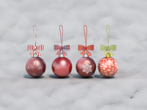 Bola de natal 3Dモデル