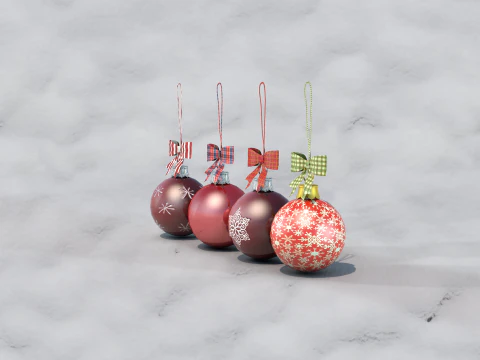 bola de natal Modelo 3D