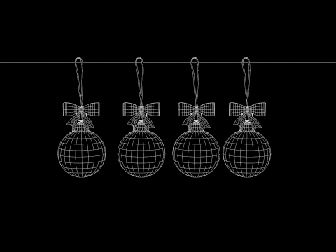 Bola de natal 3D-Modell