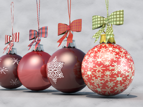 Bola de natal 3D-Modell