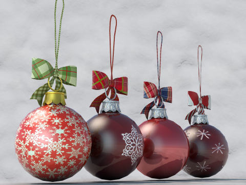 Bola de natal 3D-Modell