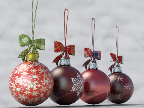 bola de natal Modelo 3D