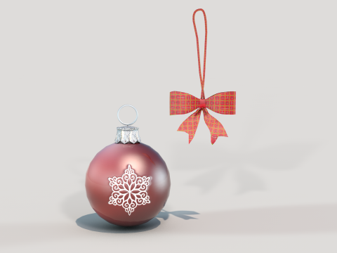 Bola de natal 3D-Modell