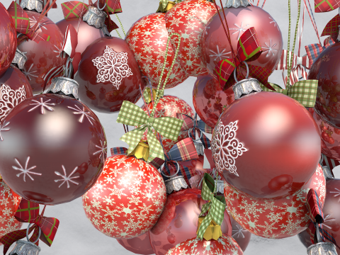 Bola de natal 3D-Modell