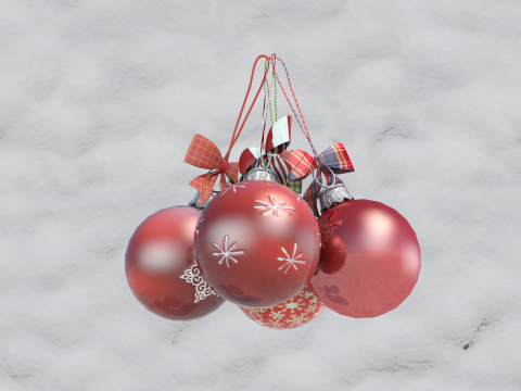 Bola de natal 3D-Modell