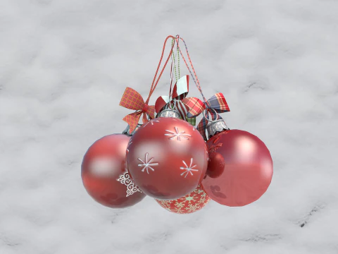 bola de natal Modelo 3D