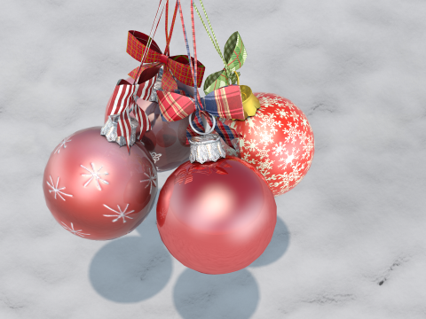 Bola de natal 3D-Modell