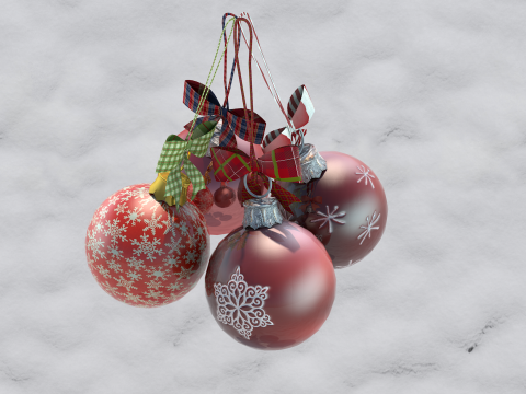 Bola de natal 3D-Modell