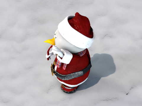 Boneco de neve noel 3D-Modell