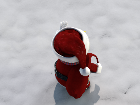 Boneco de neve noel 3D-Modell