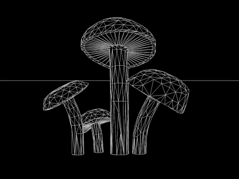 Cogumelos Red Cap 3D Model