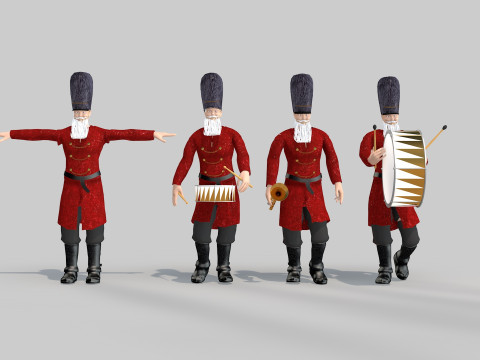 Tin Soldier Walk Happy 3Dモデル