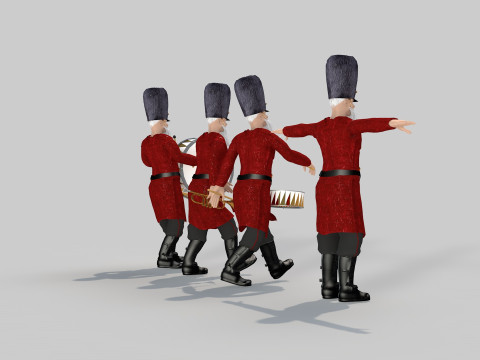 Tin Soldier Walk Happy Modelo 3D