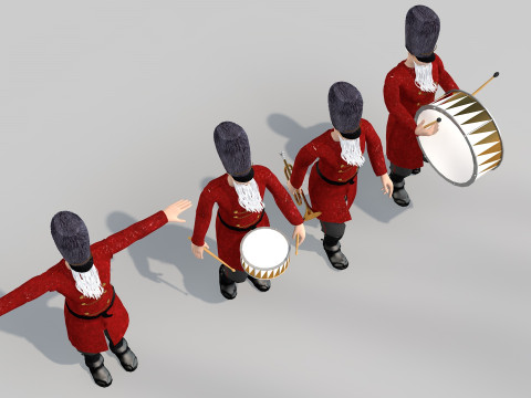 Tin Soldier Walk Happy Modelo 3D