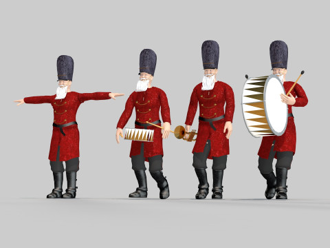 Tin Soldier Walk Happy Modelo 3D