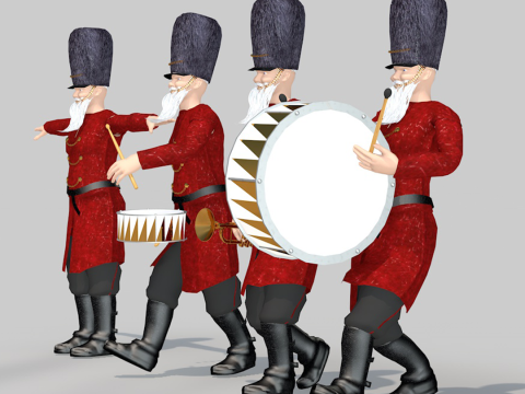Tin Soldier Walk Happy Modelo 3D