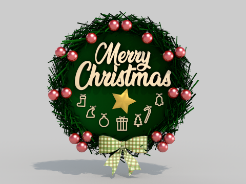 Green Garland 3Dモデル