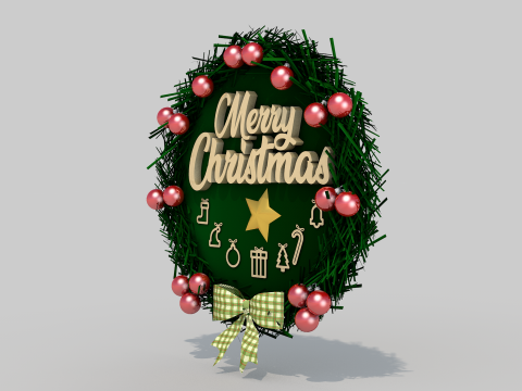 Green Garland 3Dモデル