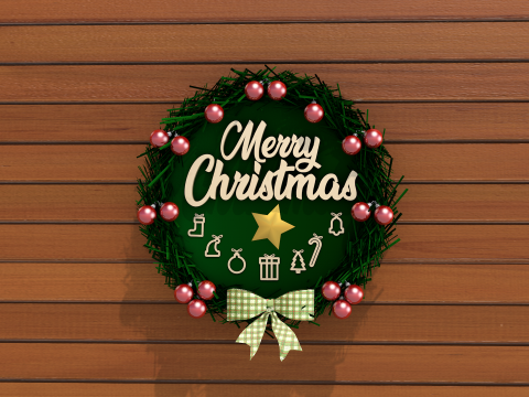Green Garland 3Dモデル