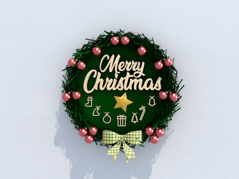 Green Garland 3Dモデル