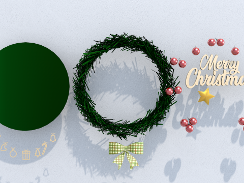 Green Garland 3Dモデル