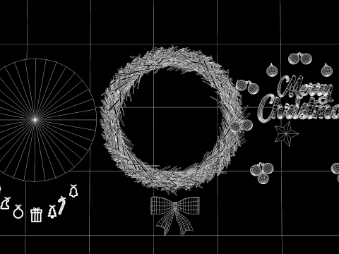 Green Garland 3Dモデル