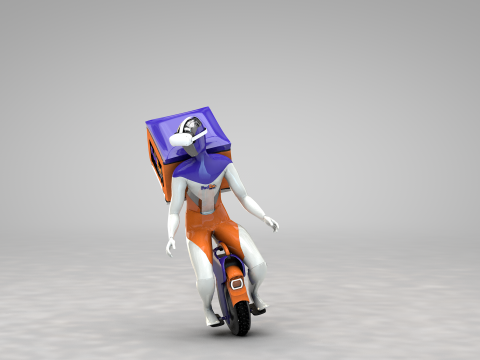 Express Robot 3D Model