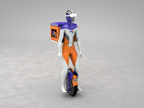 Express Robot 3D मॉडल