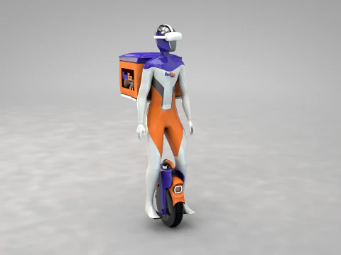 Express Robot 3D Model