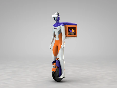 Express Robot 3D Model