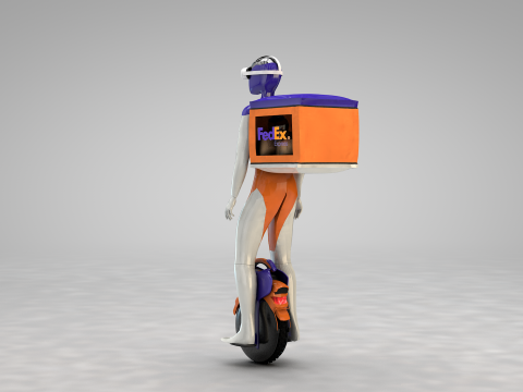Express Robot 3D मॉडल