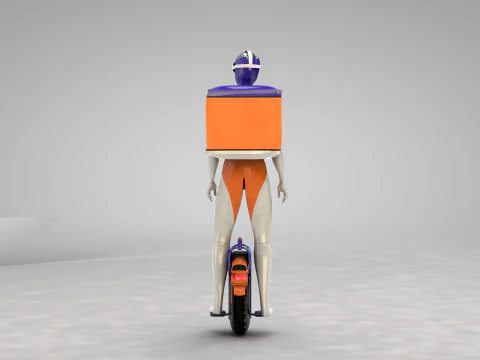 Express Robot 3D Model