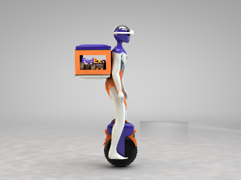 Express Robot 3D मॉडल