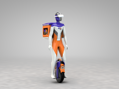 Express Robot 3D मॉडल