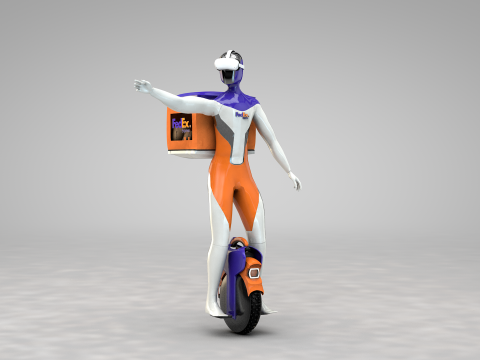 Express Robot 3D मॉडल