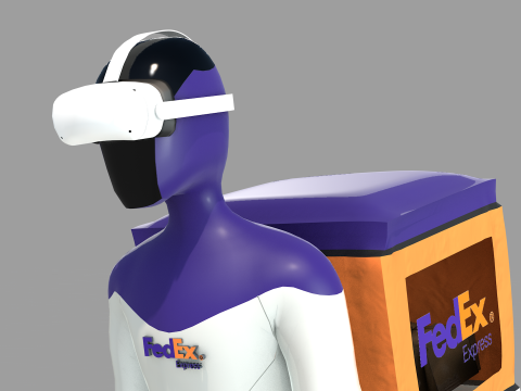 Express Robot 3D मॉडल