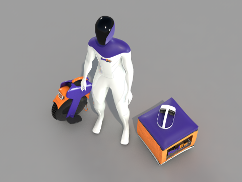 Express Robot 3D मॉडल
