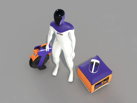Express Robot 3D Model