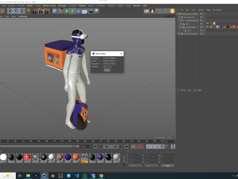 Express Robot 3D मॉडल