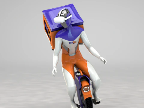 Express Robot 3D Model