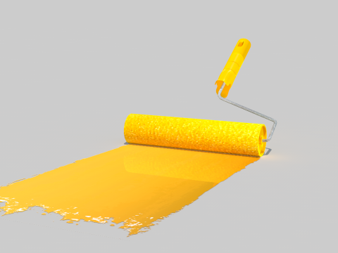 Paint Roller 3D Модель