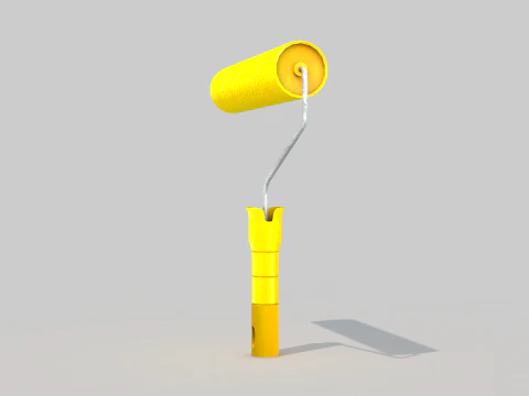 Paint Roller 3D Model