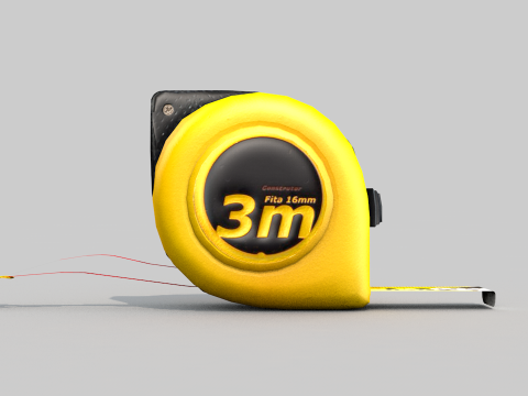 Tape Measure 3D Model