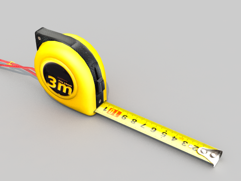 Tape Measure 3D Model