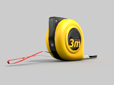 Tape Measure 3D Model